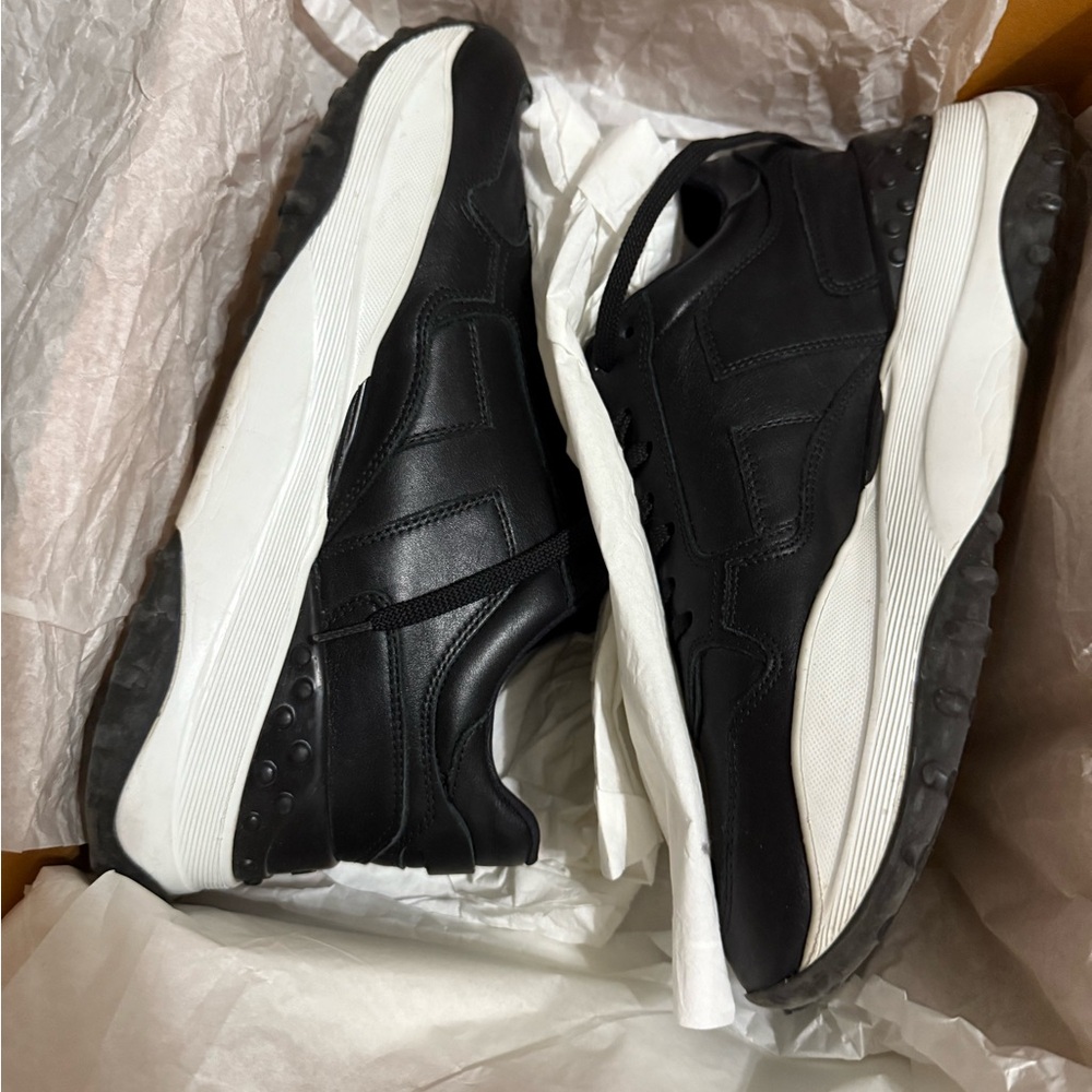 Tod’s all leather black fondo sport sneakers